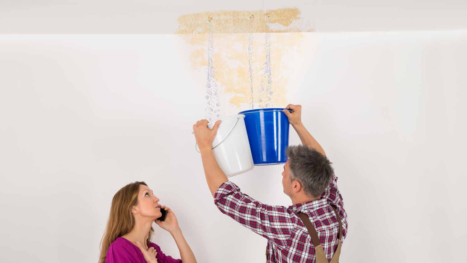 roof water damage repair Wake Forest NC ceiling leak cleanup ceiling leak repair ceiling leak restoration